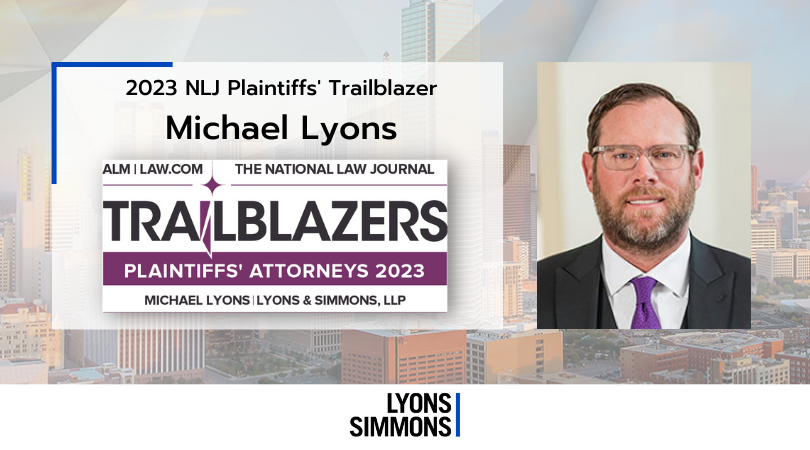 Dallas Trial Attorney Michael Lyons Named Plaintiffs Trailblazer 5569